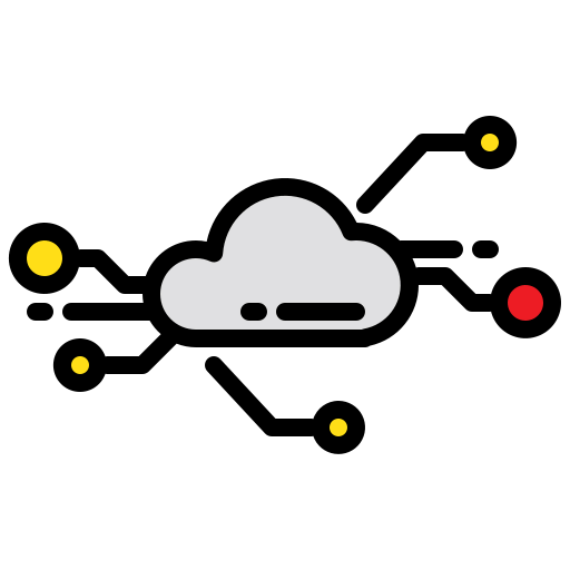 Cloud network icon