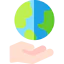 Планета земля иконка 64x64