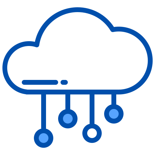Cloud network icon