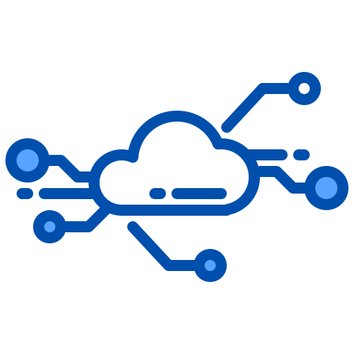 Cloud network icon