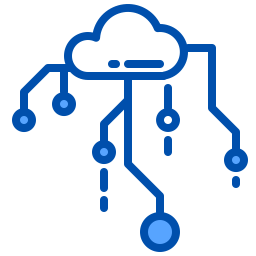 Cloud network icon