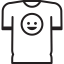 T Shirt with Smiley Ikona 64x64