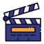 Clapperboard icon 64x64