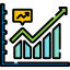 Bar chart icon 64x64