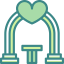 Wedding arch icon 64x64