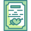 Wedding contract icon 64x64