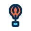 Hot air balloon icon 64x64