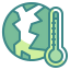 Global warming icon 64x64