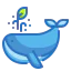 Blue whale icon 64x64