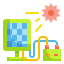Solar energy icon 64x64