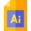 Adobe illustrator ícono 64x64