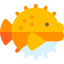 Рыба фугу иконка 64x64