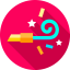 Party whistle icon 64x64
