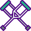 Crutches icon 64x64
