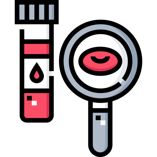 Blood sample icon