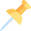 Push pin icon 64x64