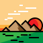 Mountains icon 64x64