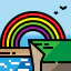 Rainbow icon 64x64