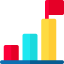 Bar chart icon 64x64