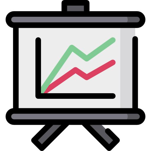 Line chart icon