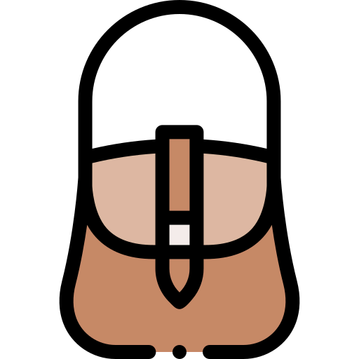 Leather bag icon