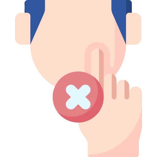 Dont touch icon
