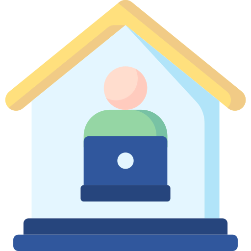 Teleworking icon