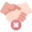 No handshake ícono 64x64