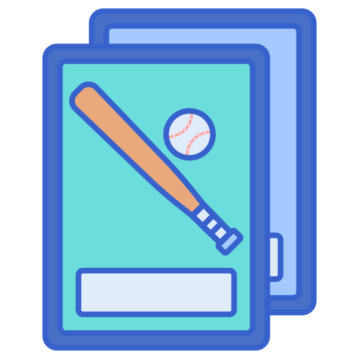 Baseball card icon