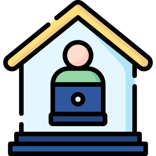 Teleworking icon