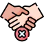 No handshake ícono 64x64