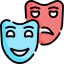 Theater masks icon 64x64