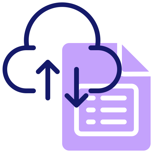 Cloud storage icon