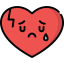Broken heart icon 64x64
