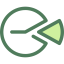 Pie chart icon 64x64