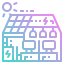 Solar house icon 64x64