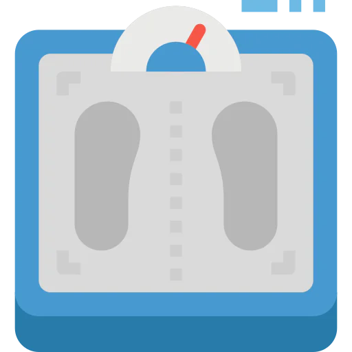 Weight scale icon