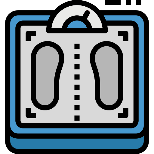Weight scale icon