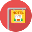 Hotel sign icon 64x64