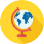 Earth globe icon 64x64