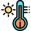 Global warming icon 64x64