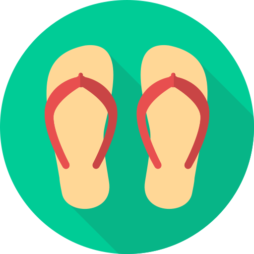 Flip flops icon