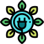 Green energy icon 64x64
