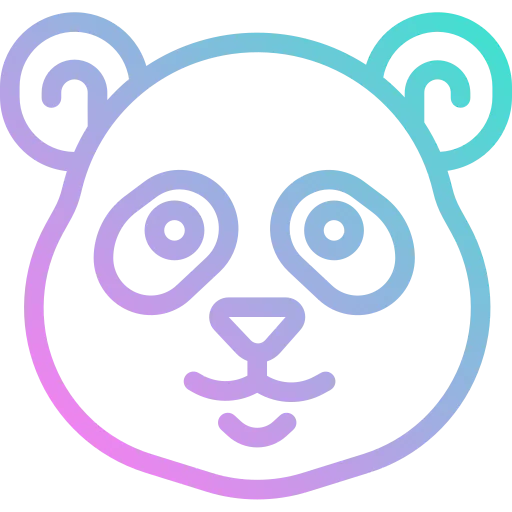 Panda bear icon