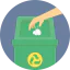 Recycling bin icon 64x64