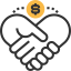 Handshake icon 64x64