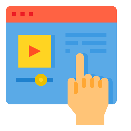 Online learning icon