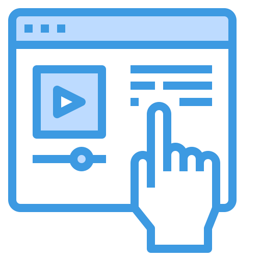 Online learning icon