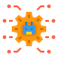 Artificial intelligence icon 64x64