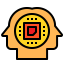 Artificial intelligence icon 64x64